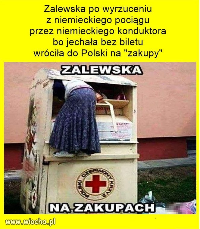 Zalewska na zakupach...