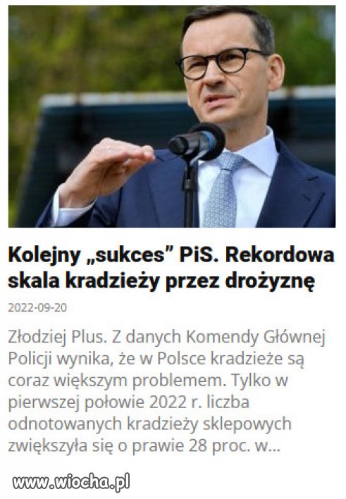 PiS zrobil z Polakow, narod zlodziei, na wlasne podobienstwo!