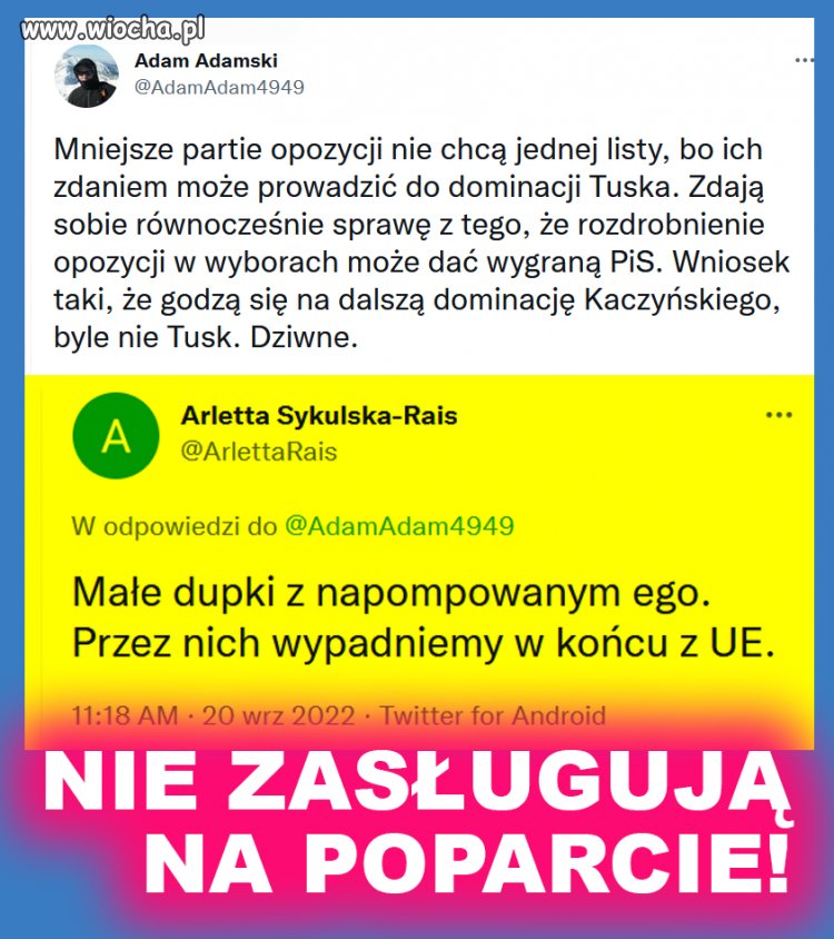 W dodatku mogą przestać istnieć... 