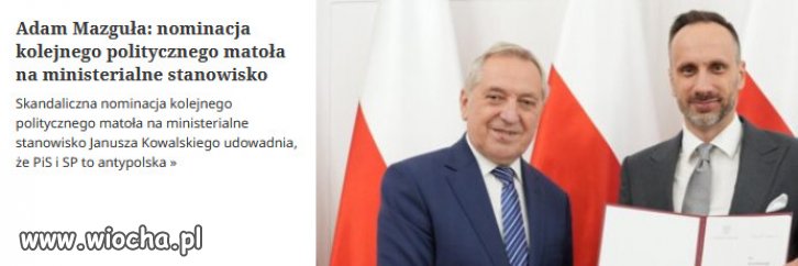 Celem nie jest dobro Polski i jej obywateli