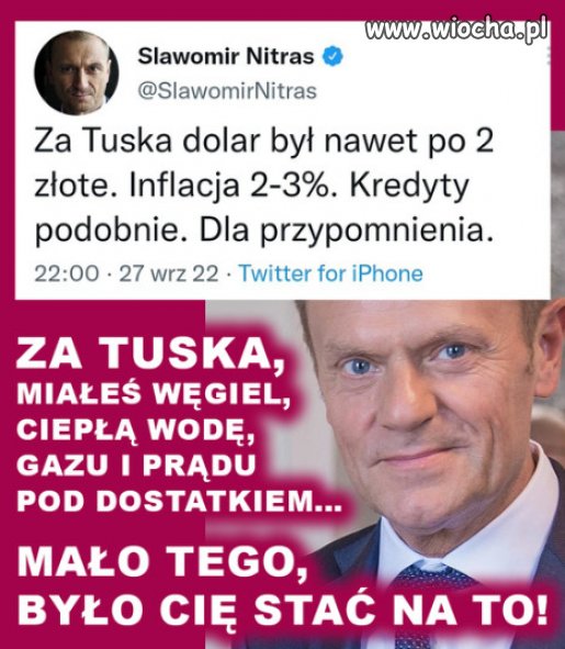 Jednak przed PiSem , było lepiej...teraz to widać!