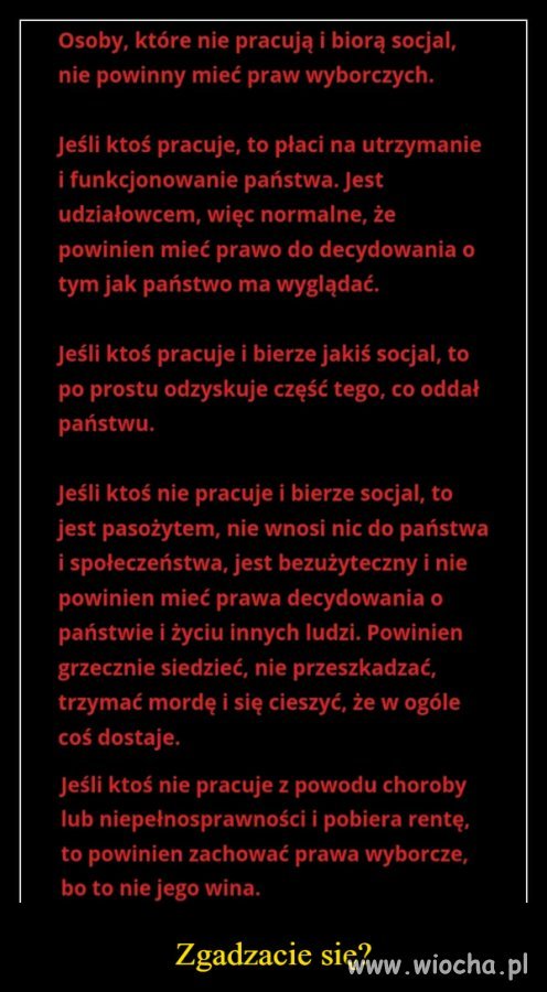 Zgadzacie sie ?
