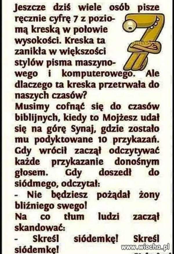 A Wy wiedzieliście dlaczego?