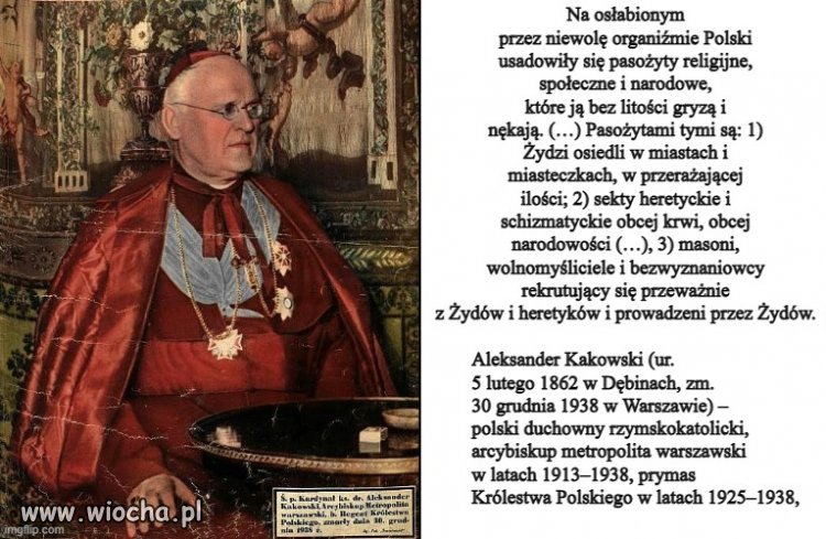 Kardynał Aleksander Kakowski, 