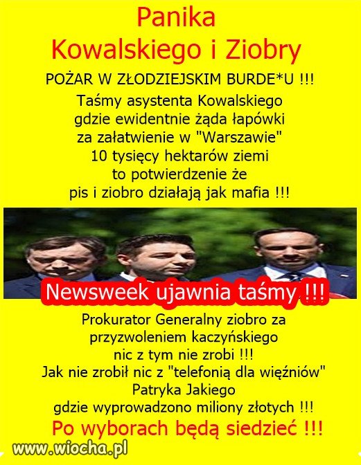 W PiS sami prawi i sprawiedliwi...