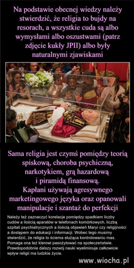 Trafna analiza i podsumowanie, zjawiska religii...