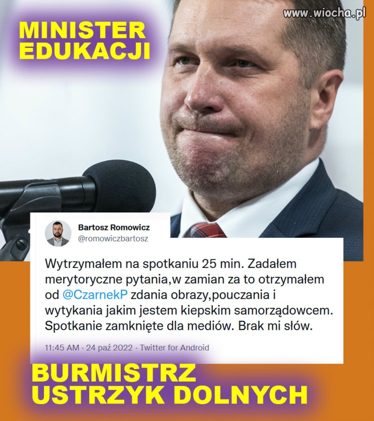 Wiedzy nie ma to trzeba zastąpić ją chamstwem.