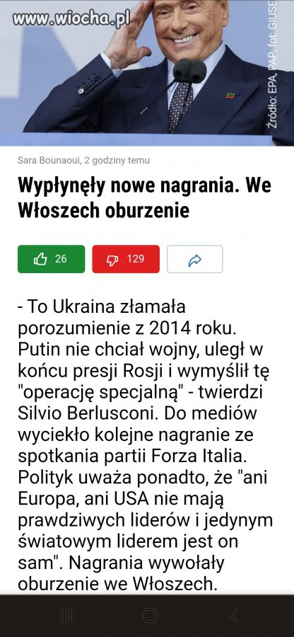 Członek koalicji rządowej we Włoszech 