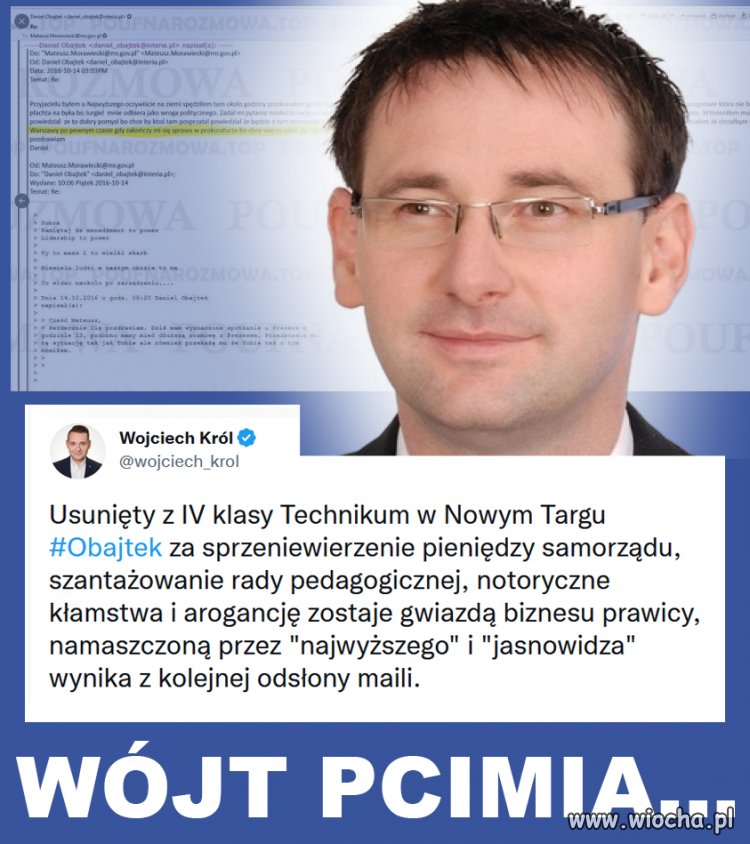 Znaczy ma pierwszorzędne papiery na polityka PiS ...