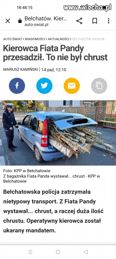 Kazali zbierać chrust