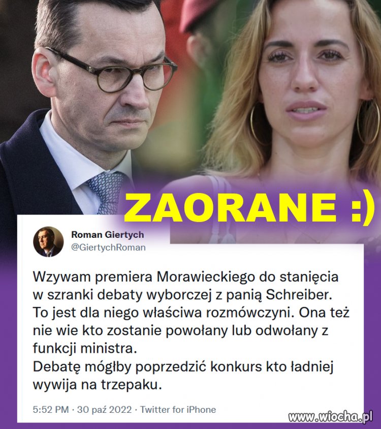 To byłaby debata roku dla kabareciarzy!