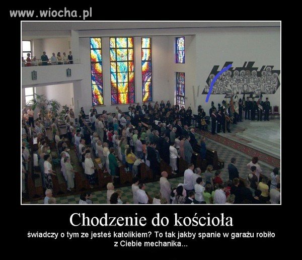 Nie wystarczy tylko chodzić do kościoła 