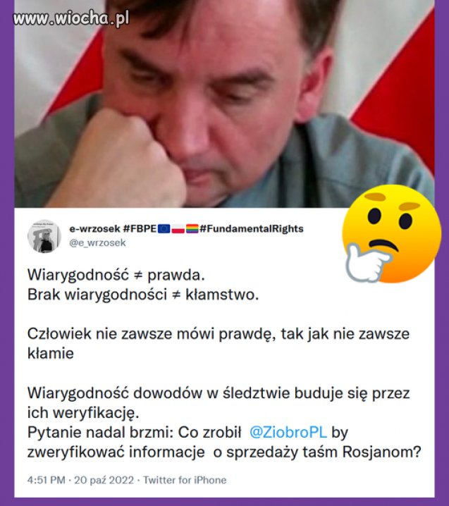 Panie Zero pytanie jest