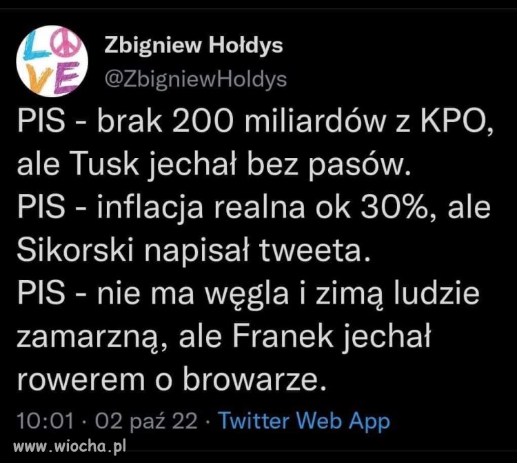 Wszystko inne byle odwrócić uwagę o tego co się dzieje