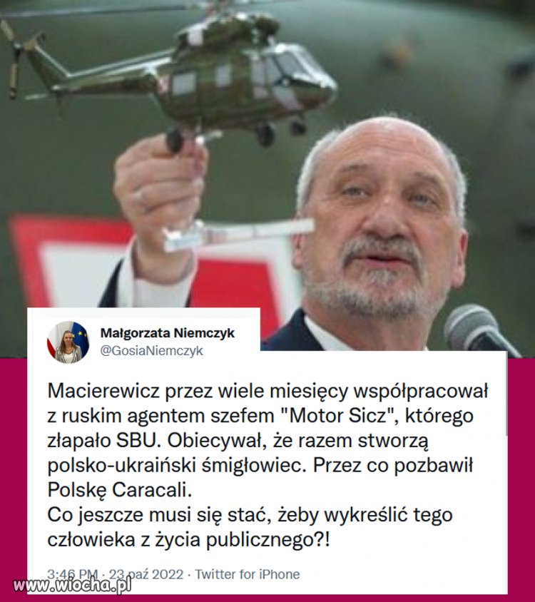 I dlatego został odznaczony wszystko składa się w całość