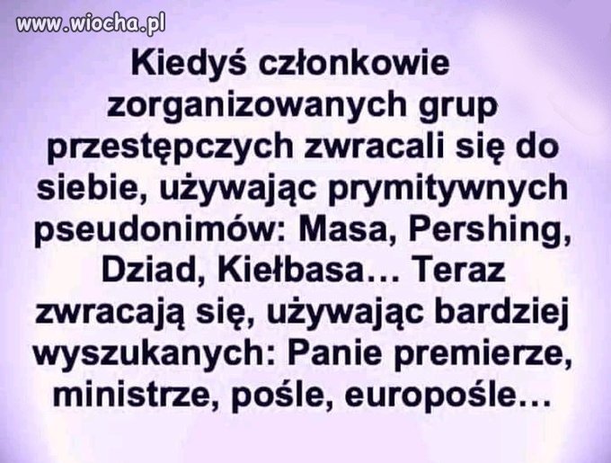 Kiedyś - dziś.