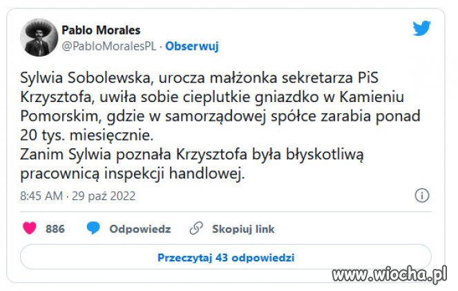 PiS to po prostu pycha i szmal.