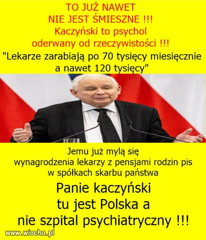 Jedyne co Kaczyński potrafi, to knuc, szczuć i szukać wrogów!