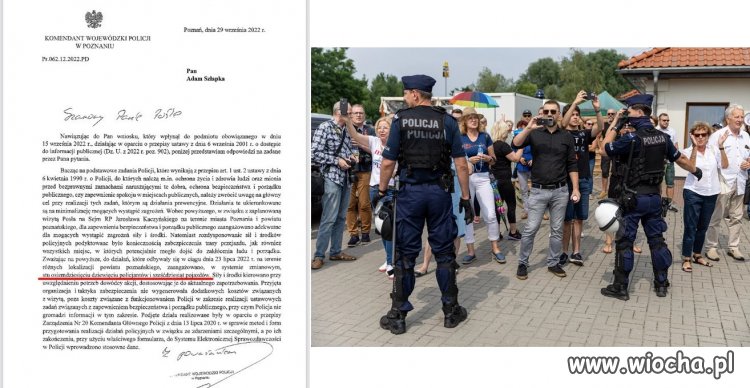 Prawie 200 policjantów ochraniało Kaczora