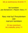 Ukraina dumna ze swojego prezydenta komika...