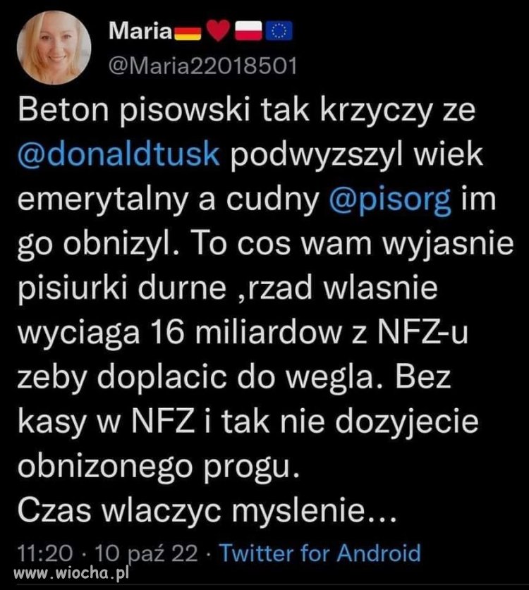 Krzyczeli na Tuska że okradł OFE które poszło do ZUS a teraz pisiory zabrały z kasy na leczenie.