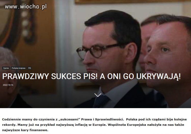 Skromność PiSu powala, dlaczego tym się nie chwalą