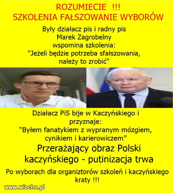W PiSie same drobne cwaniaczki, od kłamania, knucia i szczucia!