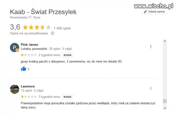 KAAB  Świat przesyłek , Przesyłek nie dostarczają,