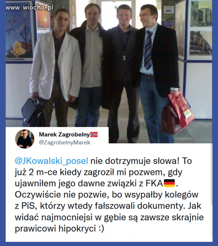 Kowalski się nadął, nabzdyczył, nagroził