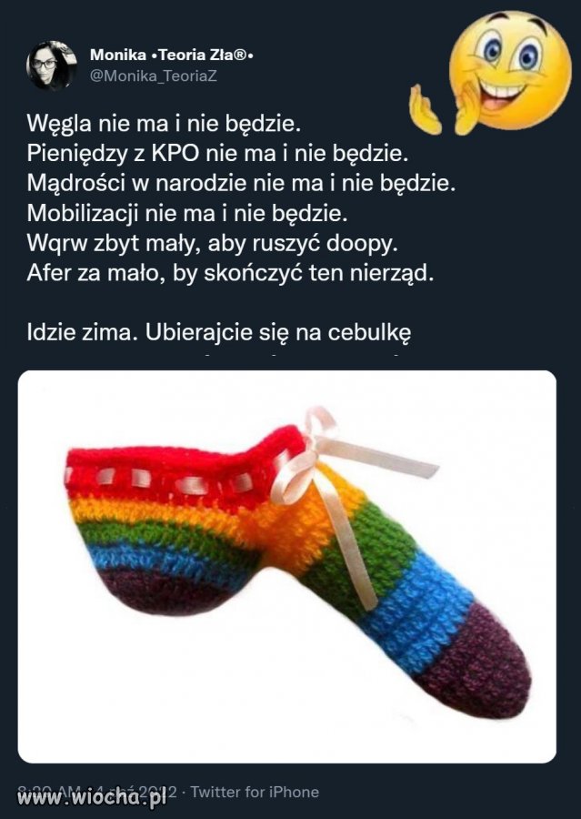 Węgla ni ma idzie zima