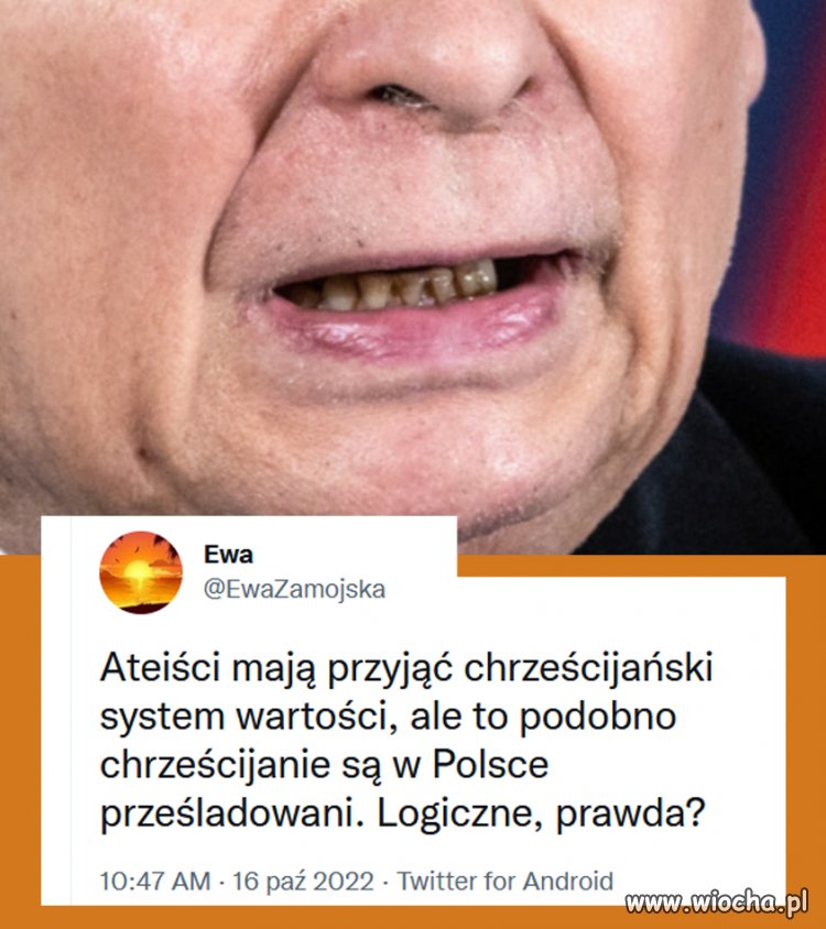 W gębie taki sam bałagan i smród jaki zrobił w Polsce ...