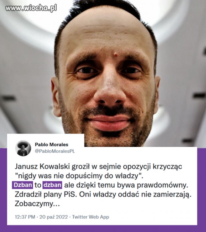 Janusz się wygadał