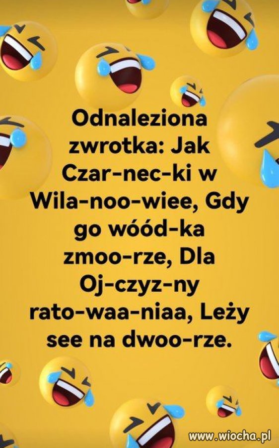 Tak sobie powinni śpiewać pod nowym białym orłem z żółtymi pazurkami.