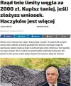 Węgiel na "kartki".