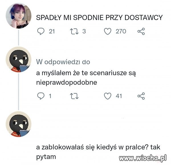 Życie pisze scenariusze.