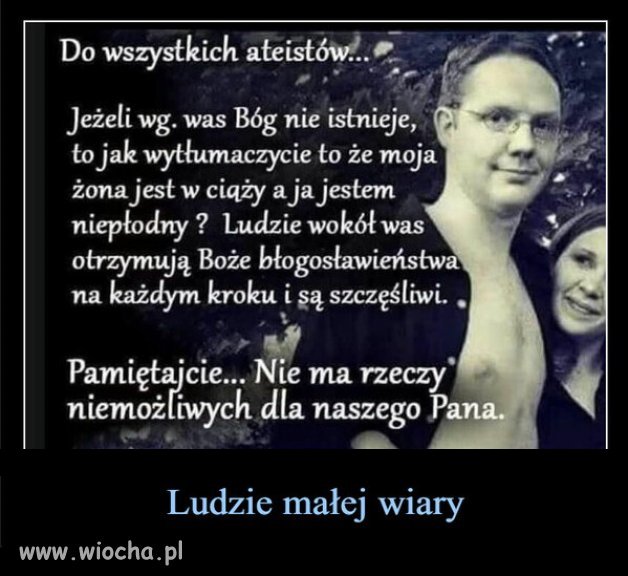Cos dla niedowiarków...