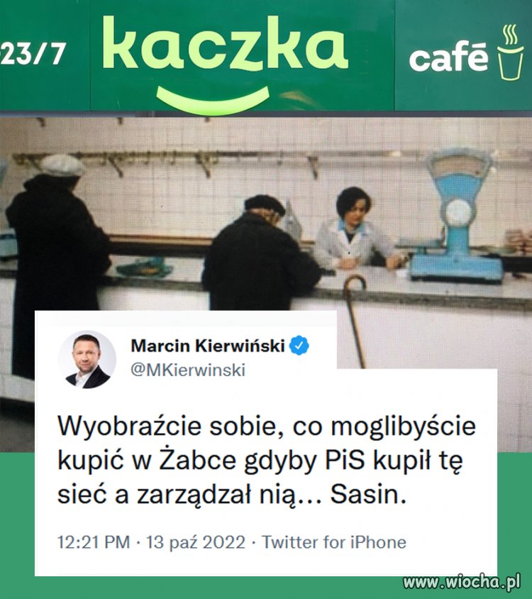 Wyznawcy PiS i tak by mówili, że na półkach więcej i taniej...