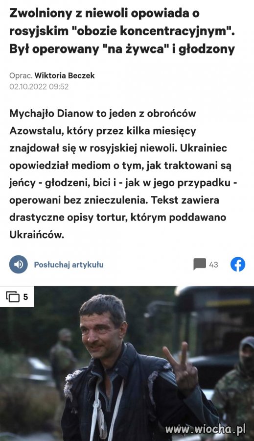 Orki będą tak długo wprowadzać pokój