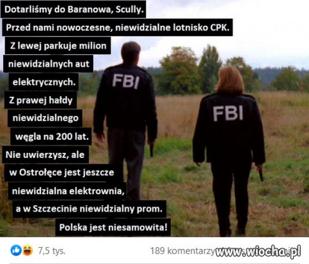 Juz nawet FBI bada i podziwia, niewidzialne sukcesy PiSu!