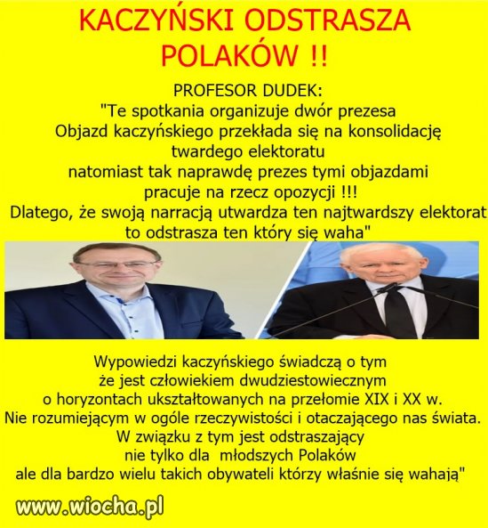Nie przeszkadzajcie Kaczyńskiemu, niech dalej ośmiesza PiS!