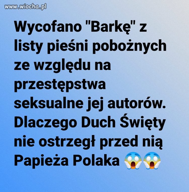 Barka zatonęła