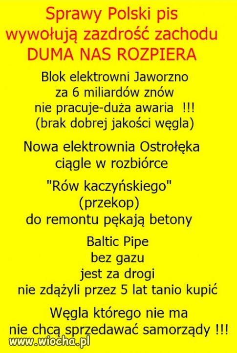 PiS to ma klawe życie i klawe sukcesy...