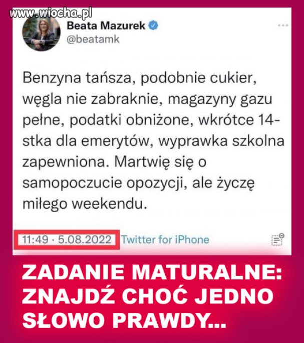 Zadanie jest