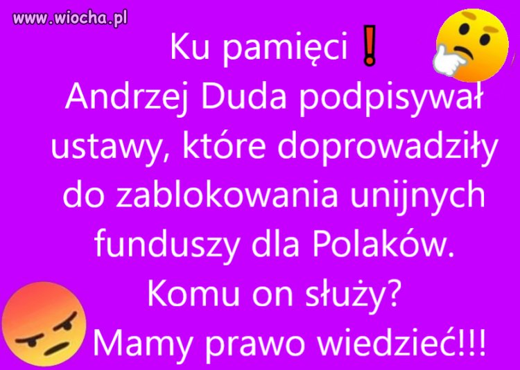 Właśnie! Komu?!?!?!  Bo na pewno nie nam!!!