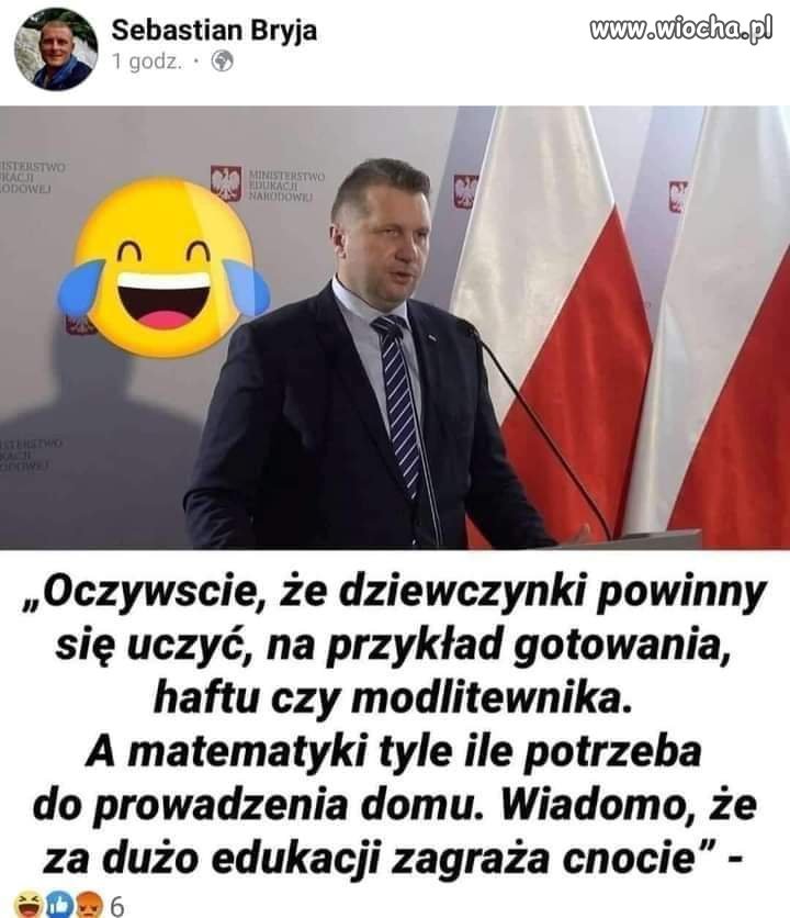 Jego żona nadal z nim jest?