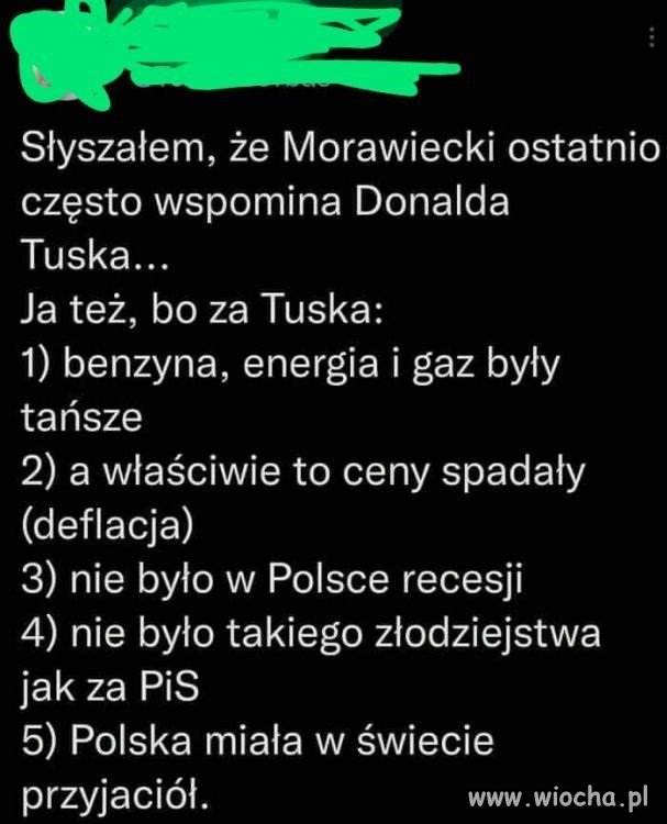 Wspominanie Tuska