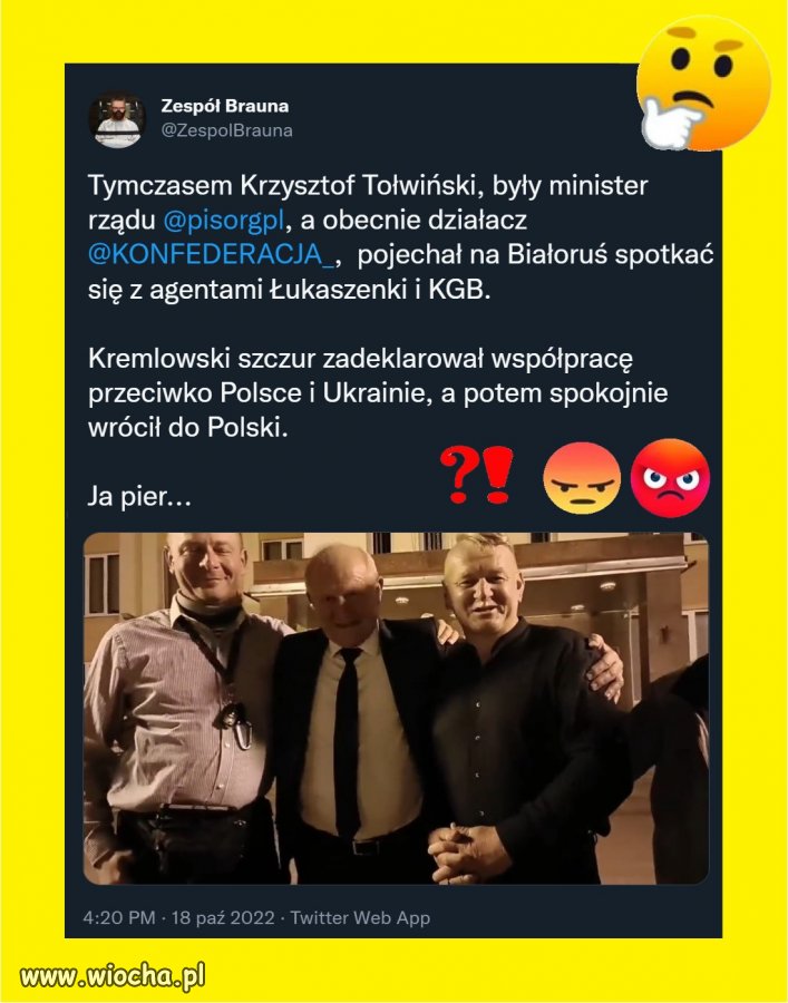 Kurier po wytyczne od Putina?   