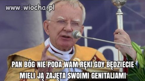 Wy wolicie zajmować się obcymi genitaliami. 