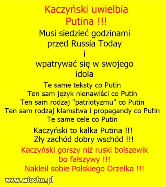Kaczyński sam niczego nie wymyślił...