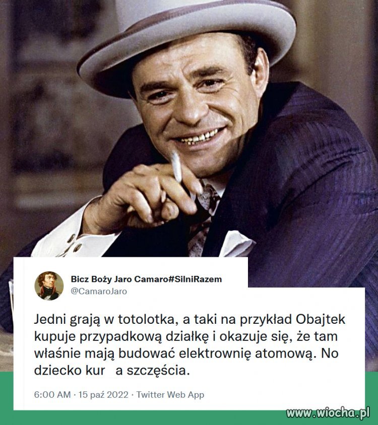 Nie wierzycie w jego szczęście? 
